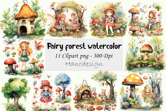 Fairy Forest Watercolor Clipart: A Brand Designer’s Review for Local Business Branding