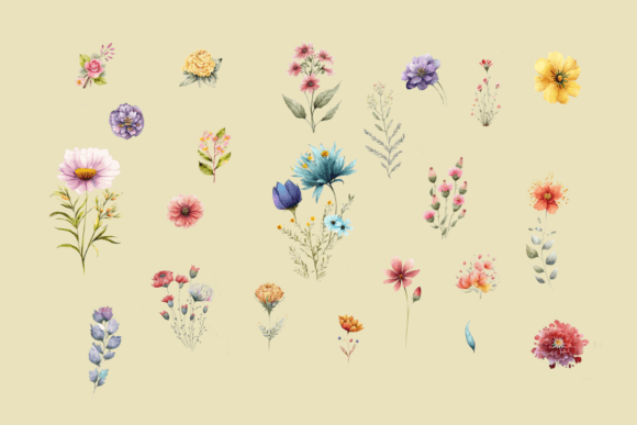 Flower Watercolor Bundles 70 Design: A Visual Editor’s Review for Bloggers and Publishers
