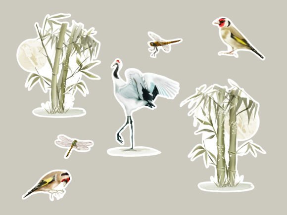 Hand Painted Watercolor Bamboo Sticker: A Designer’s Review for Branding and Creative Projects