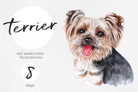 Terrier Dogs Watercolor Set: A Designer’s Honest Take for Real Embroidery Use