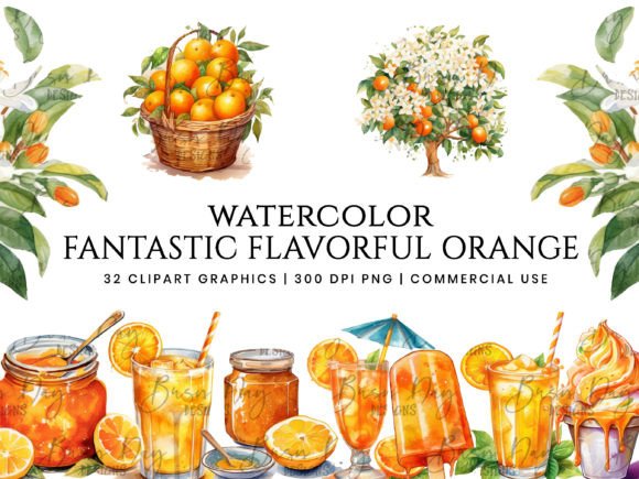 Watercolor Flavorful Orange Clipart for Creative Sellers: A Practical Review