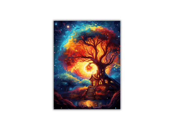 Watercolor House in a Tree: Illustrations Review