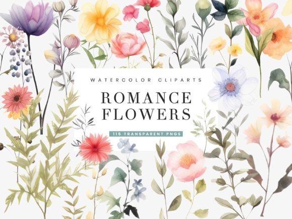 Watercolor Romance Flowers Clipart: A Designer’s Honest Review